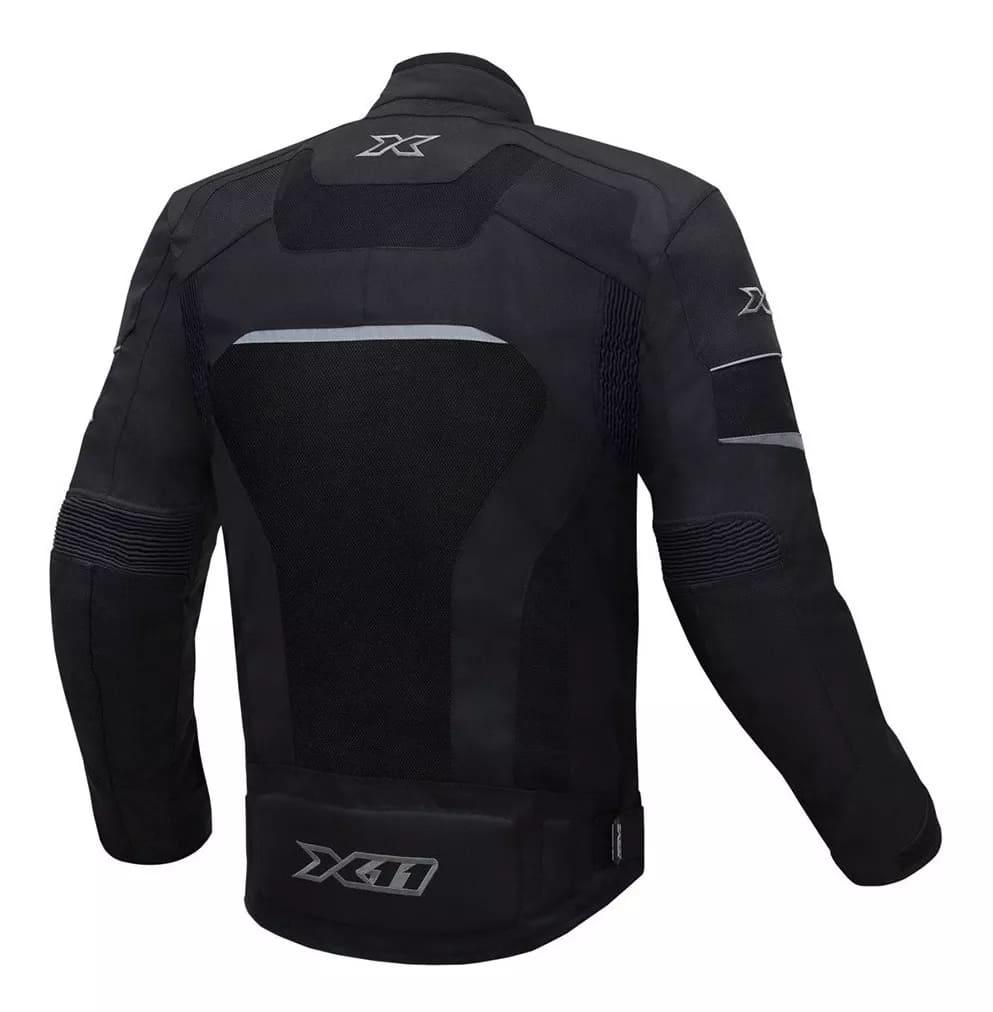 Jaqueta X11 Breeze Masculina Impermeável Preta Cinza