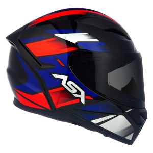 CAPACETE ASX CITY VERMELHO e AZUL