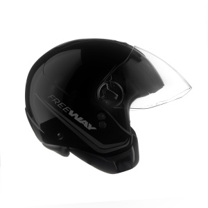 CAPACETE PEELS FREEWAY CLASSIC PRETO BRILHO