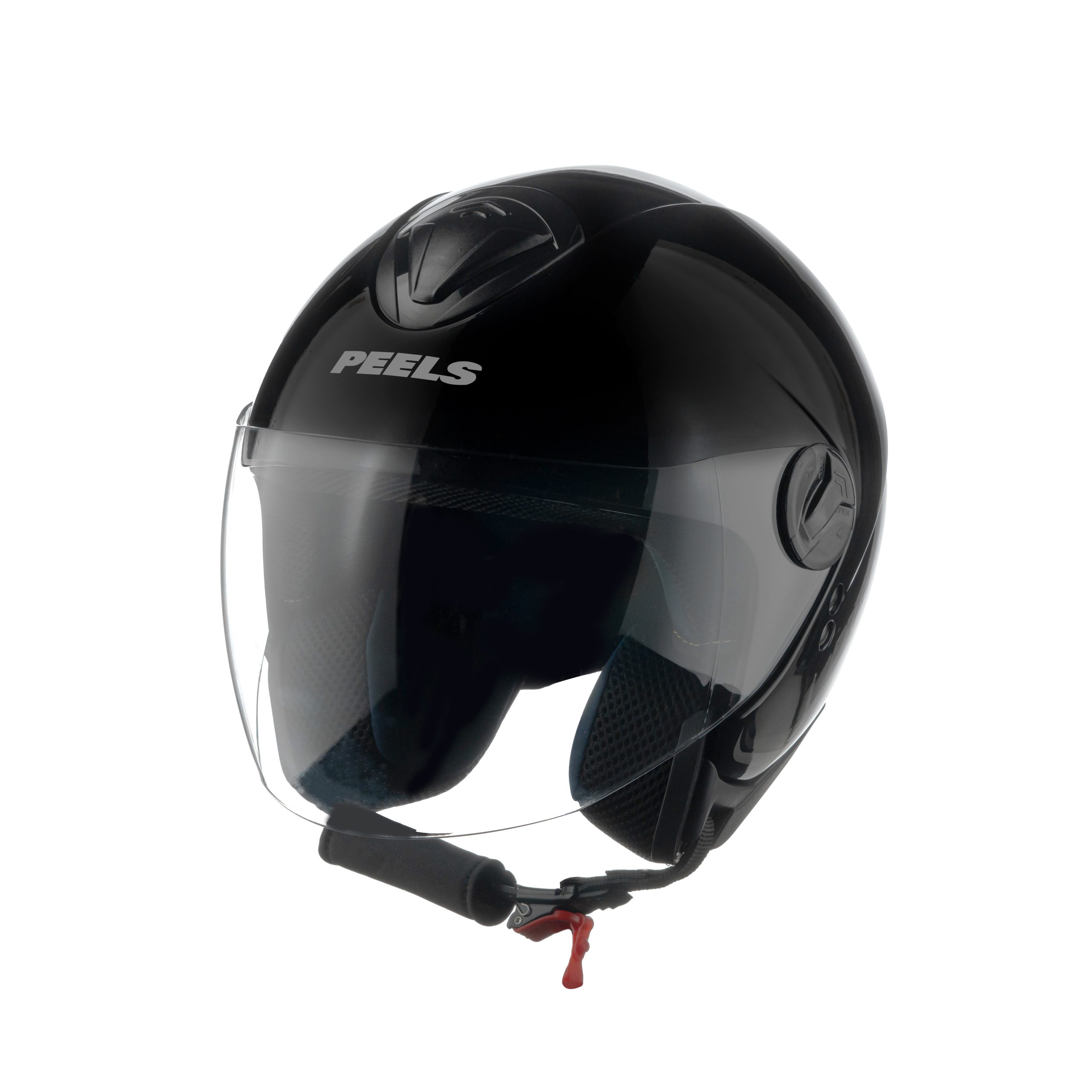 CAPACETE PEELS FREEWAY CLASSIC PRETO BRILHO - Imagem 3