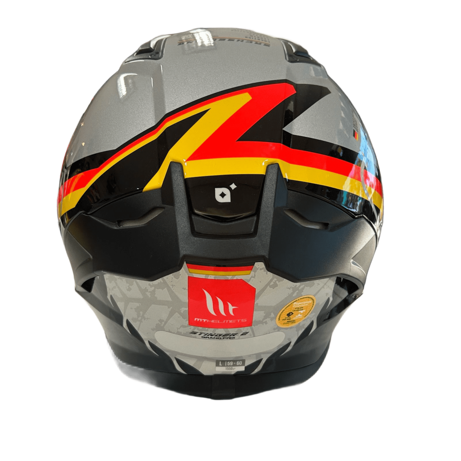 CAPACETE MT STINGER2 GRAND PRIX C1 ALEMANHA - Imagem 3