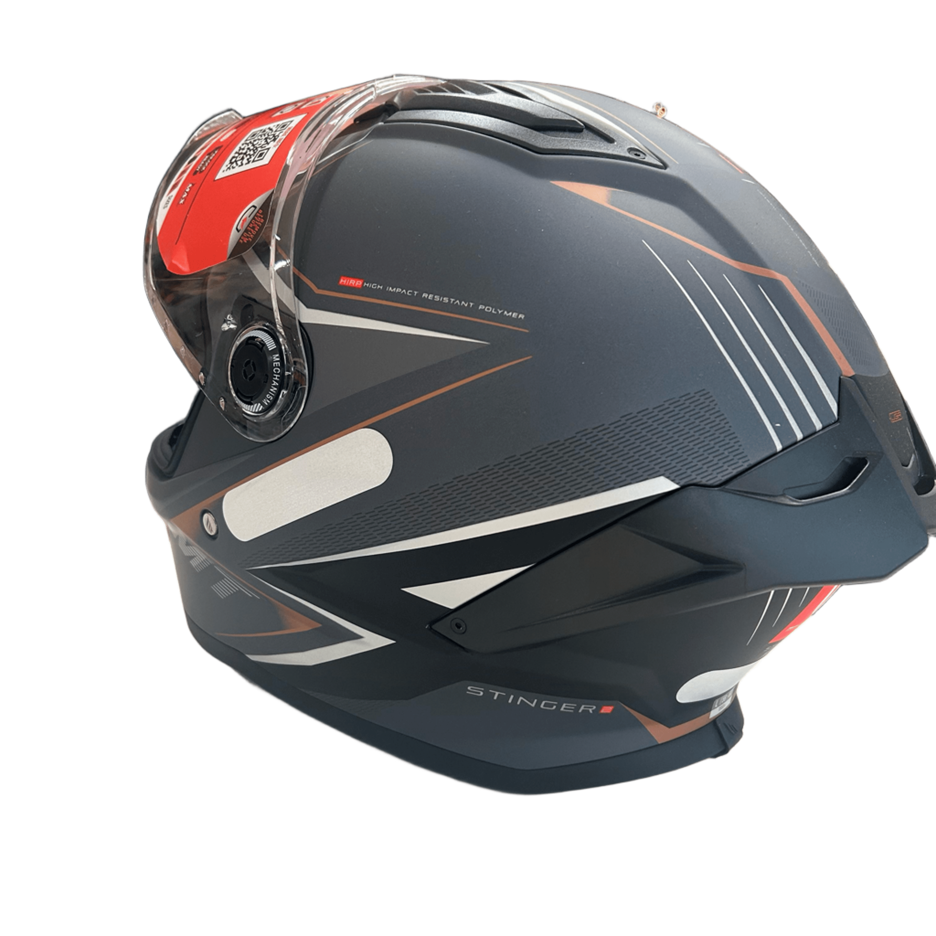 CAPACETE MT STINGER2 SR C2 CINZA FOSCO - Helal Moto Peças