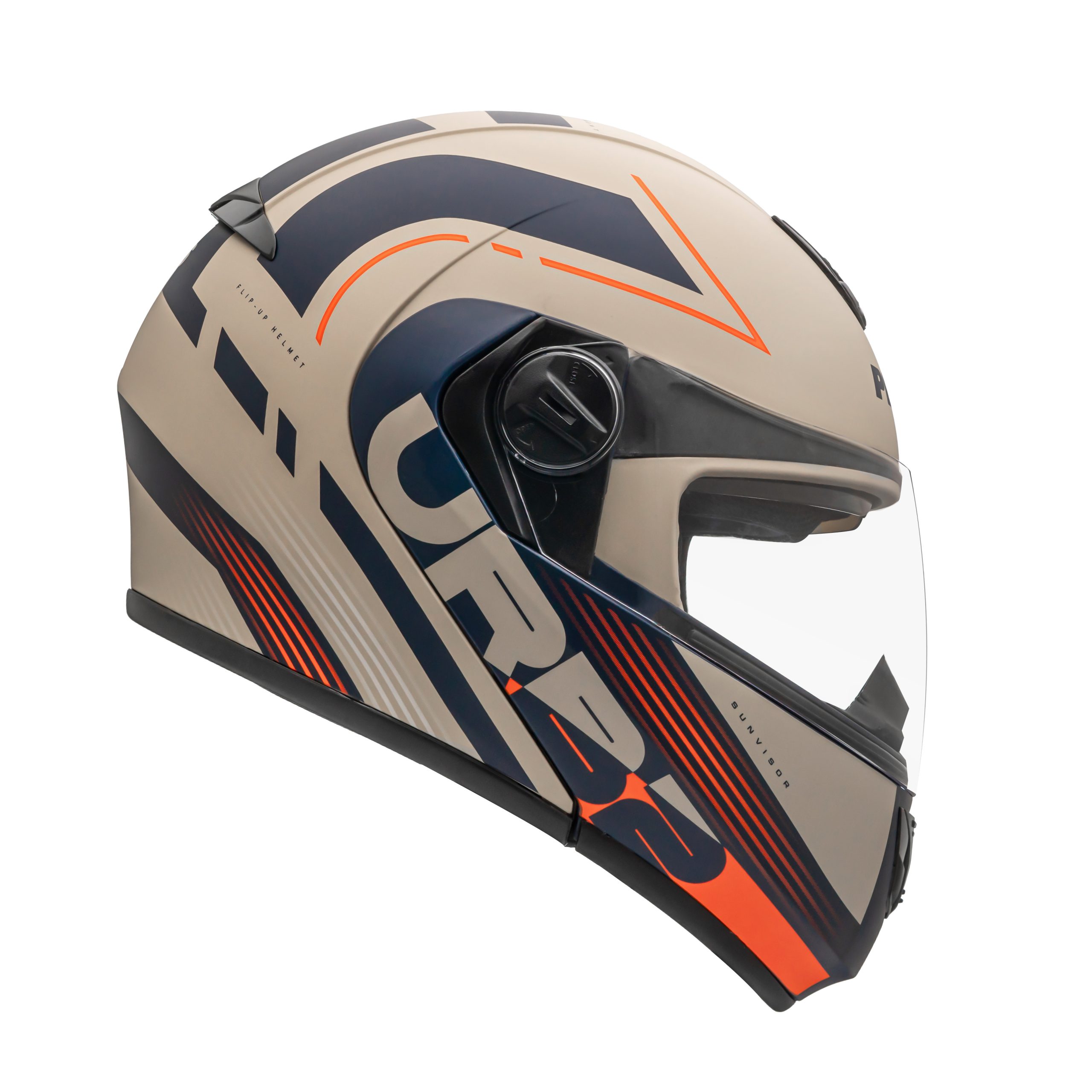 CAPACETE PEELS U-RB2 CLUB DESERT FOSCO - Imagem 5