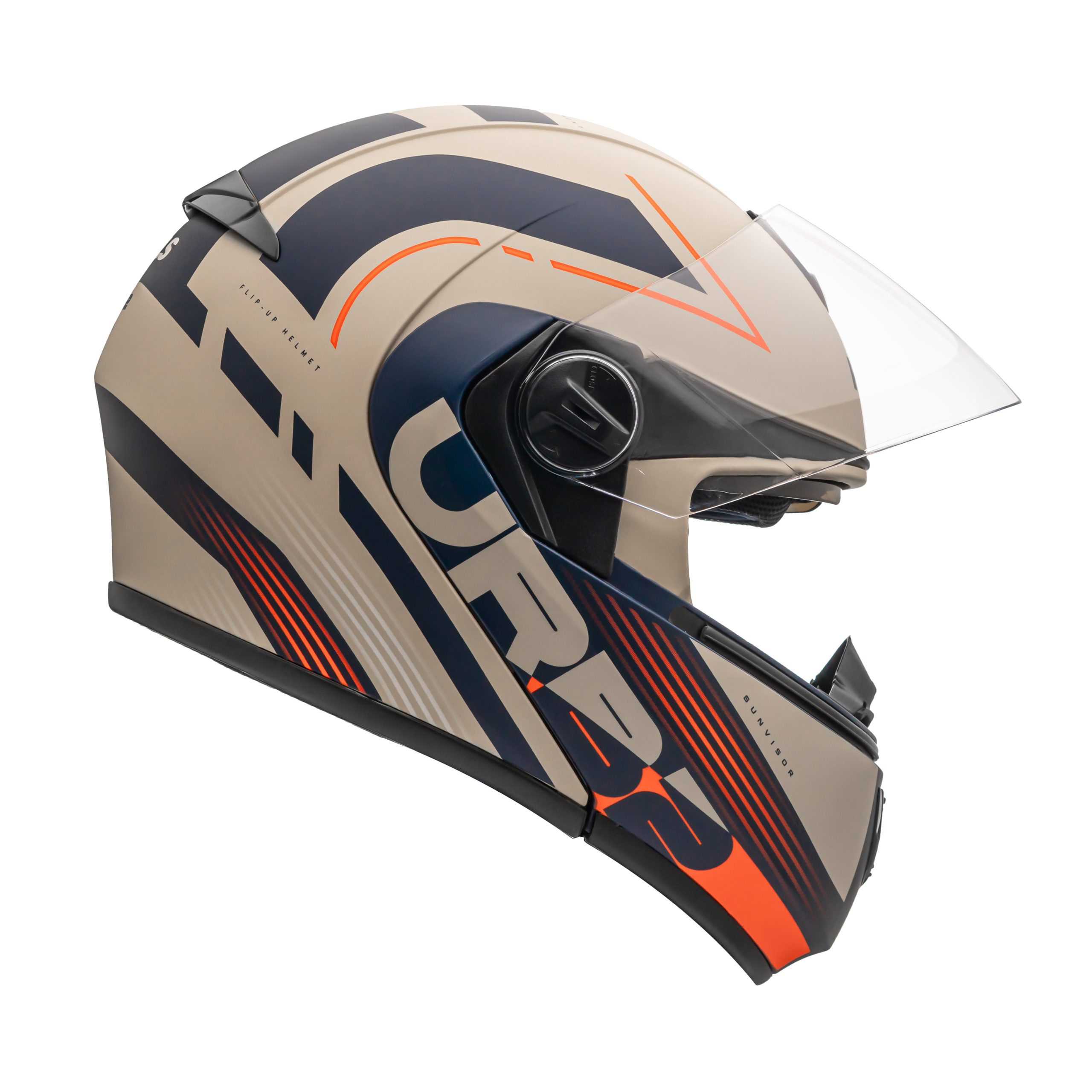 CAPACETE PEELS U-RB2 CLUB DESERT FOSCO - Imagem 4