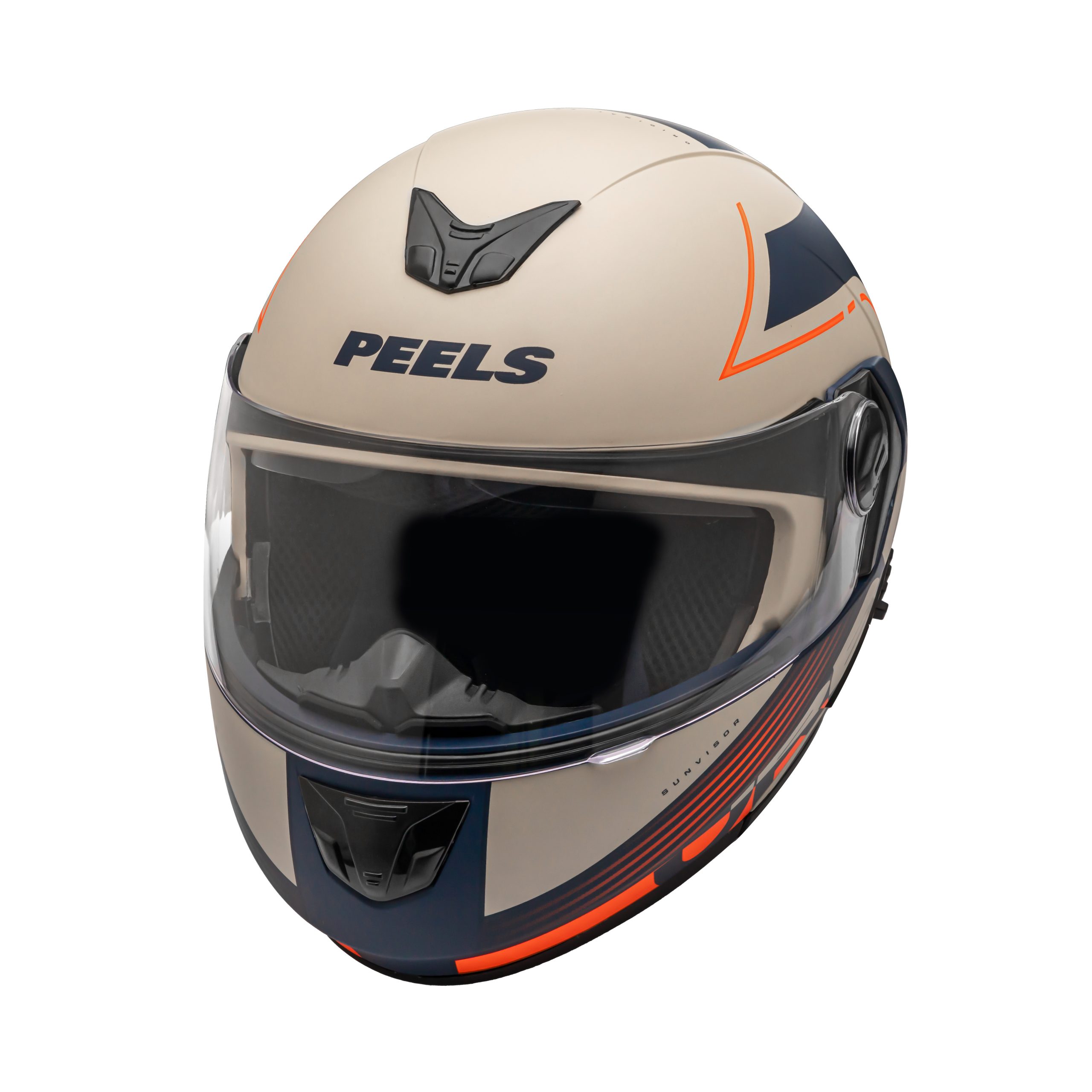 CAPACETE PEELS U-RB2 CLUB DESERT FOSCO - Imagem 3
