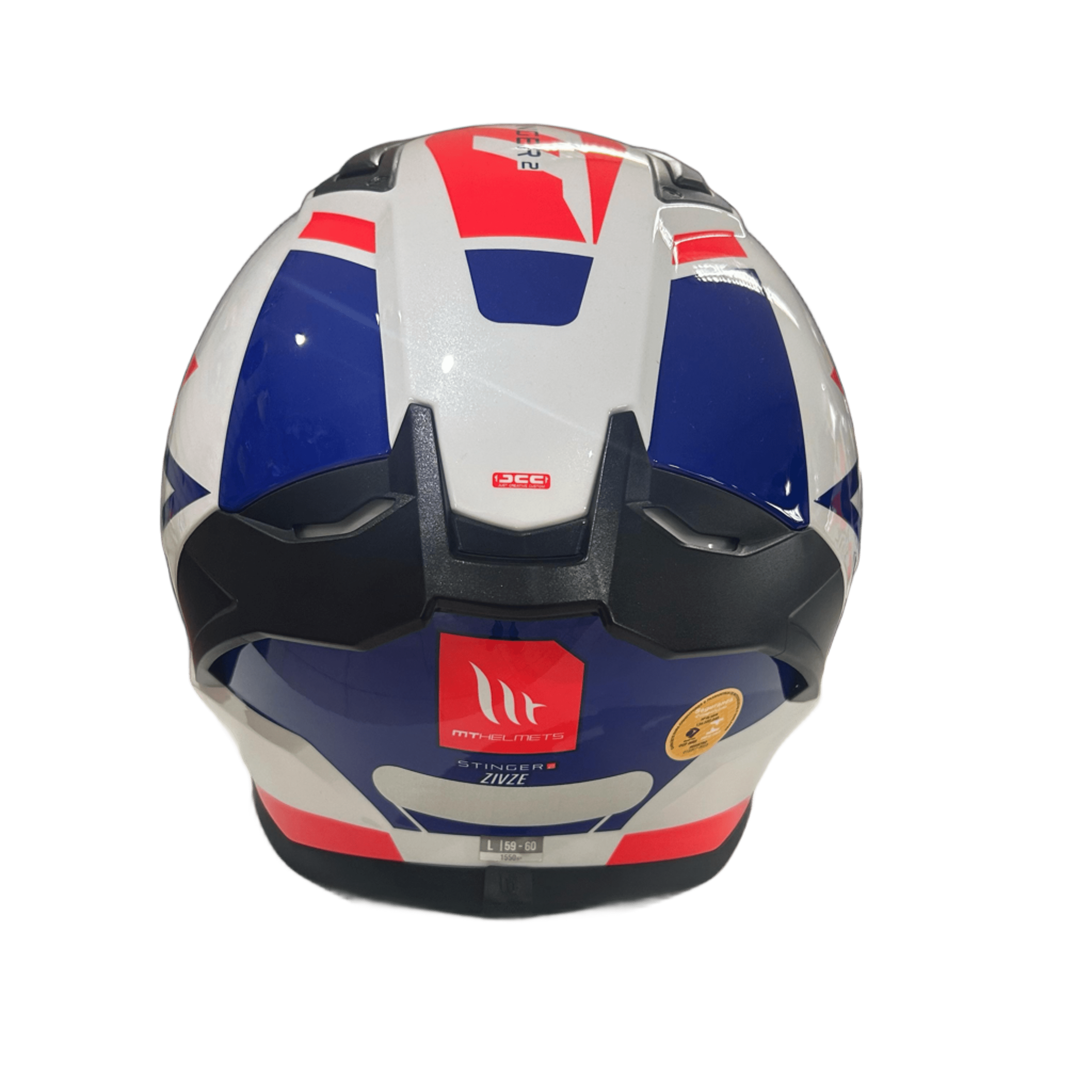 CAPACETE MT STINGER2 ZIVZE E7 PEARL - Imagem 3
