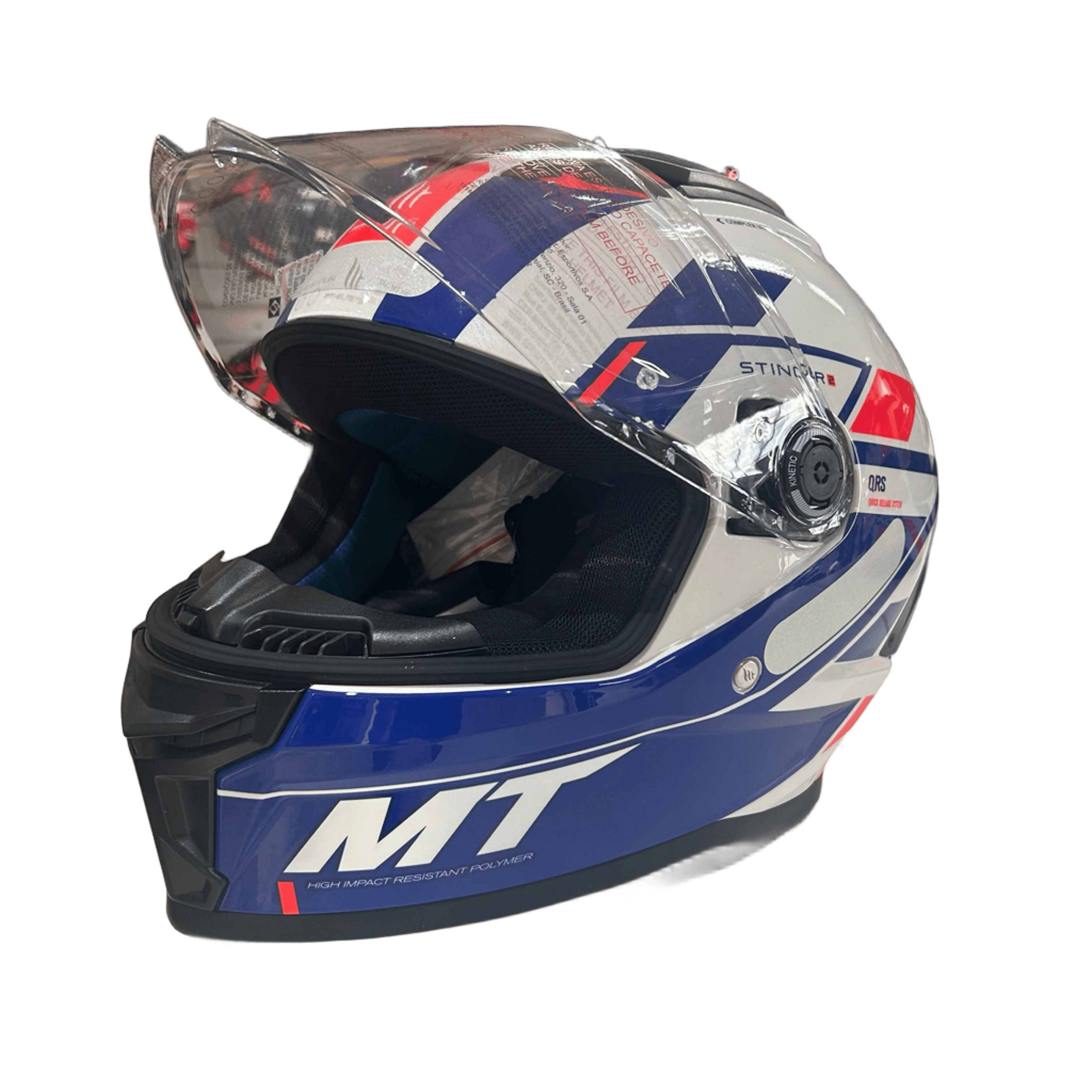 CAPACETE MT STINGER2 ZIVZE E7 PEARL - Imagem 4