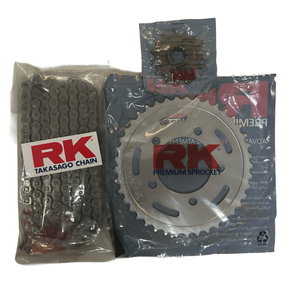 KIT RELAÇÃO RK CB500 F/X 2020/2021 COM RETENTOR - Helal Moto Peças