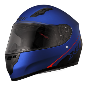 Capacete X11 Trust Solides Azul Fosco
