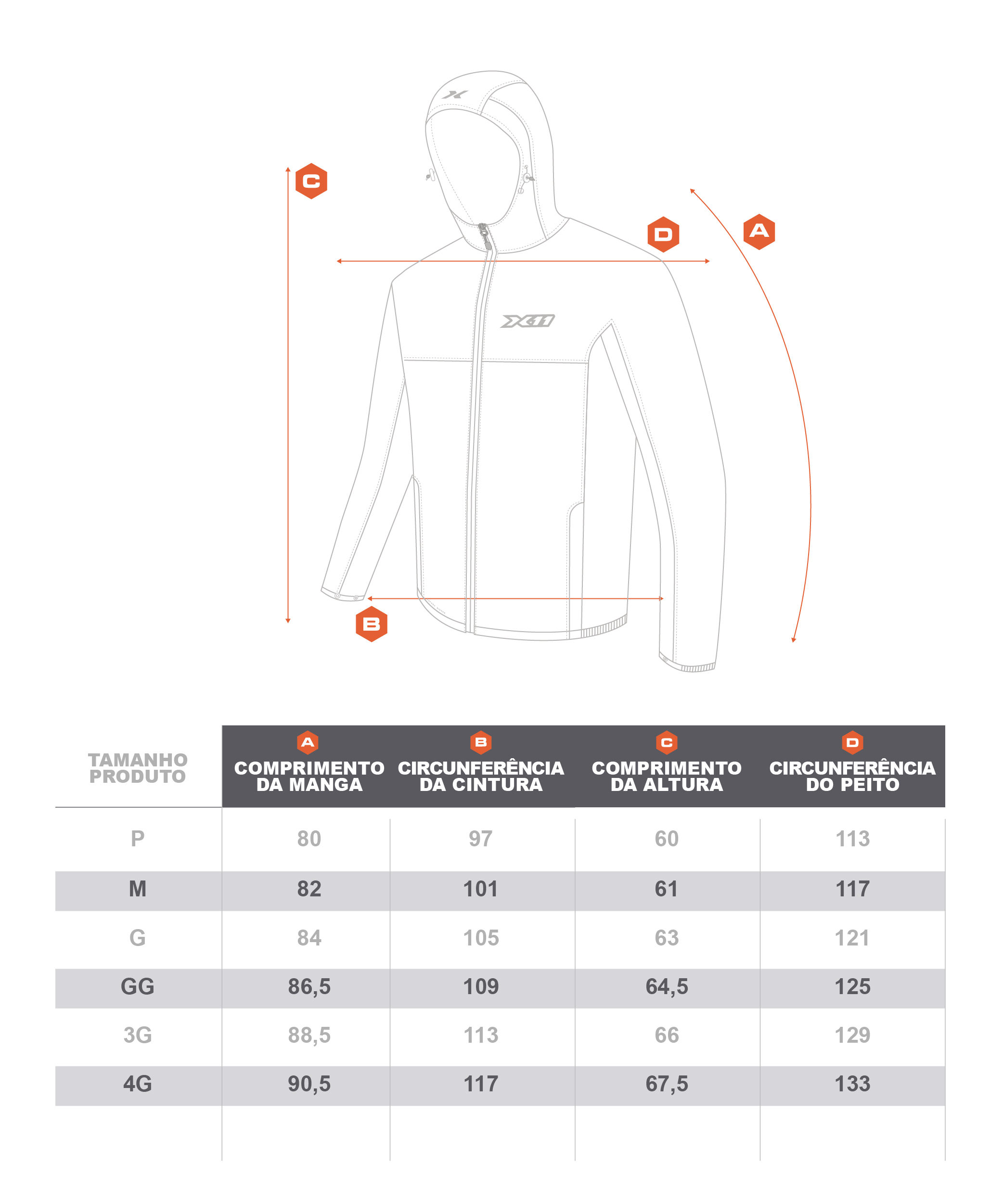 JAQUETA X11 RAIN CORTA VENTO MASCULINA CASUAL - Imagem 4