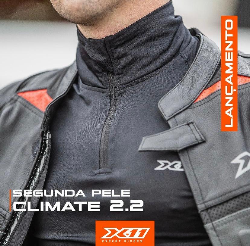 Blusa X11 Climate 2.2 Preta Segunda Pele - Imagem 7